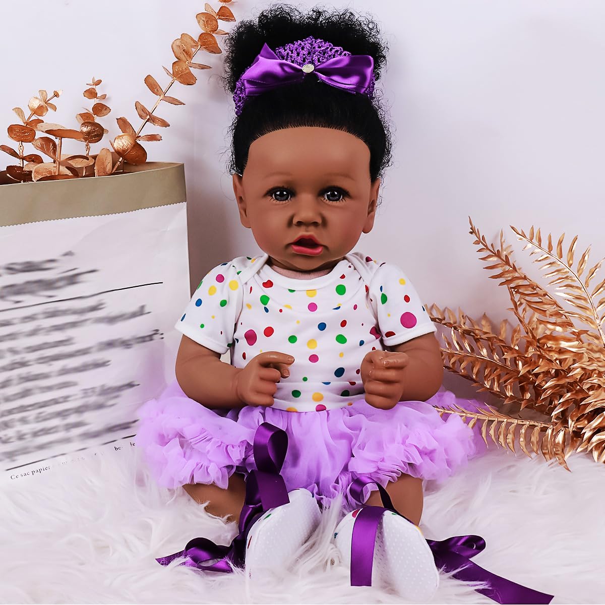 Get Custom Black Reborn Silicone Dolls | Design Your Lifelike Baby Doll Now