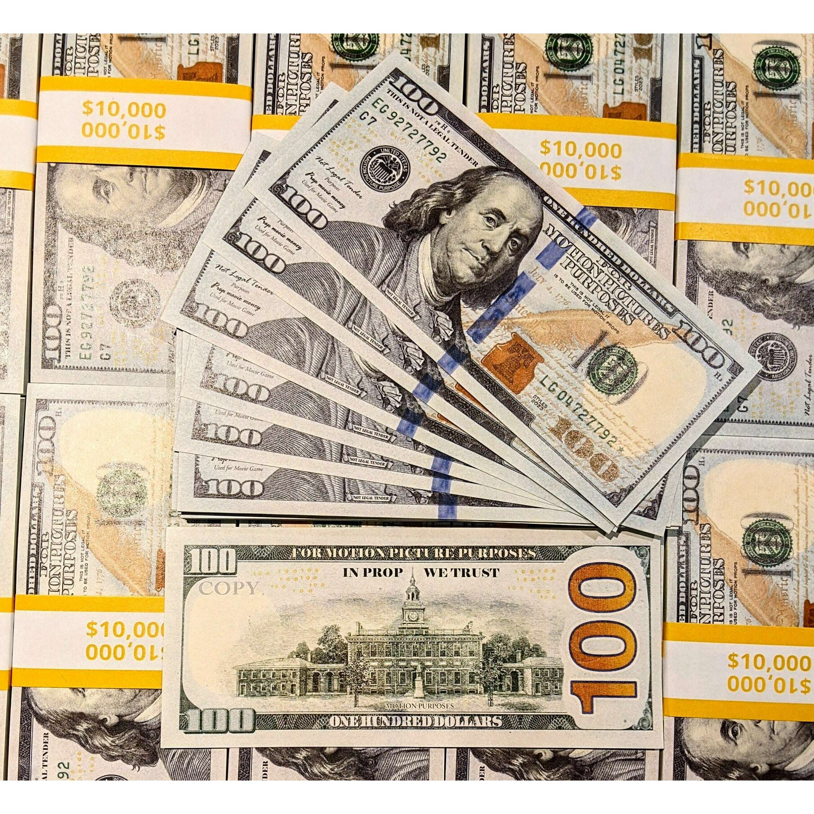 Get Amazing Deals on Realistic Prop Money 100 Dollar Bills That Appear Authentic for Sale.