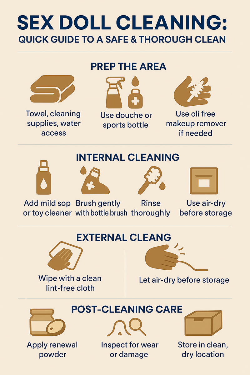 How to Clean Sex Dolls Effectively Tips to Make It Last Longer